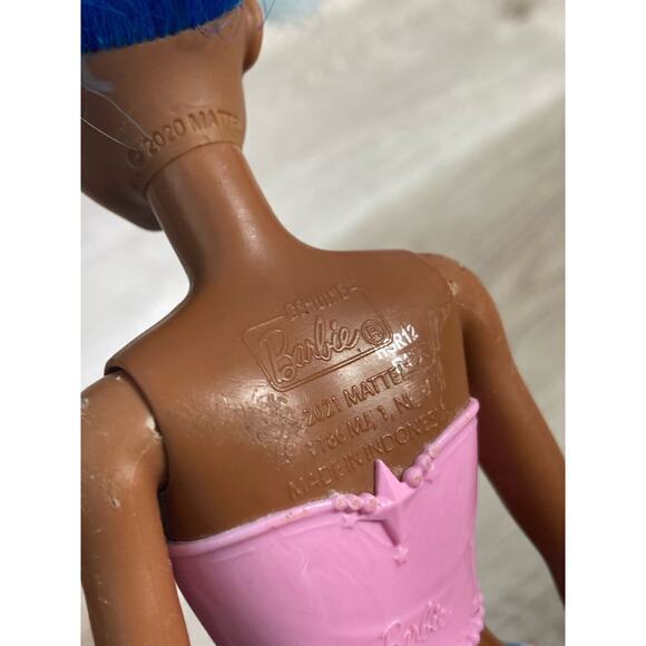 Barbie Dreamtopia Mermaid Doll 12" Blue Hair Pink & Blue‎ Tail Toy - Picture 3 of 10